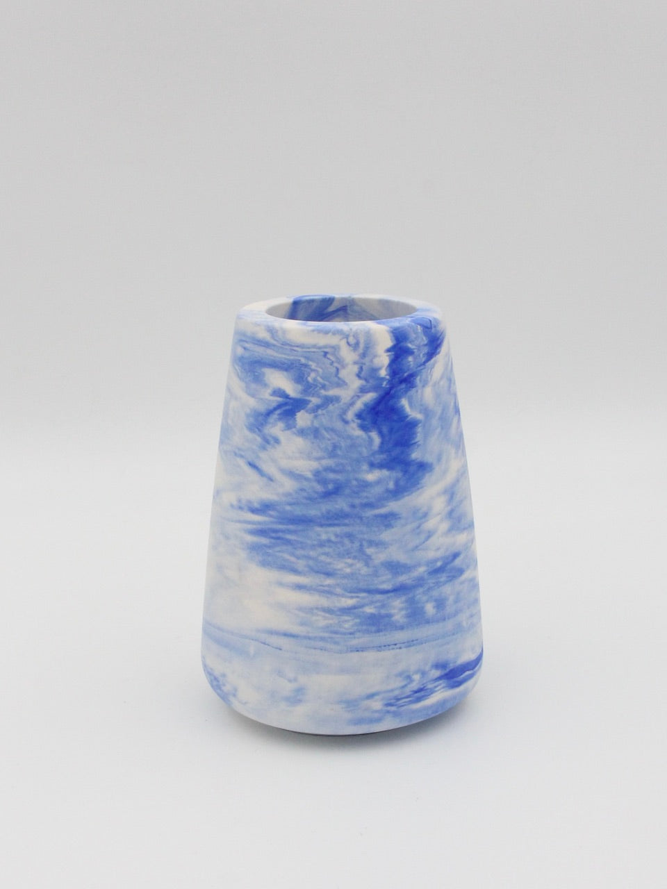 Vase - Blå marmor