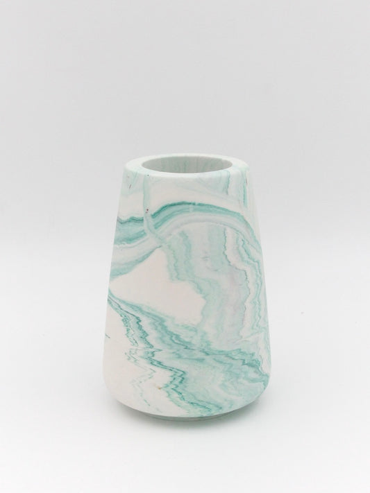 Vase - Grøn marmor