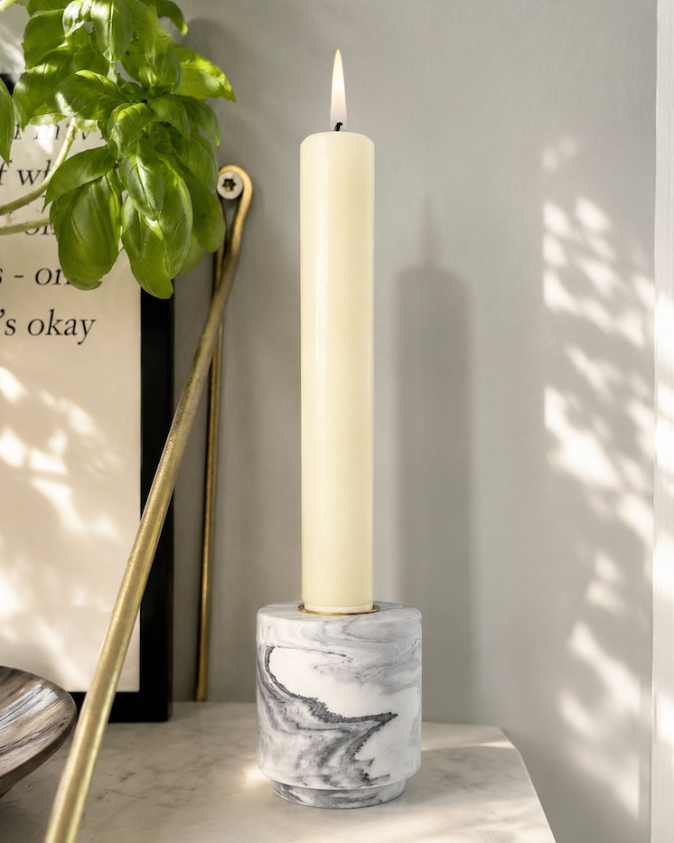 Vilma stand - Gray marble