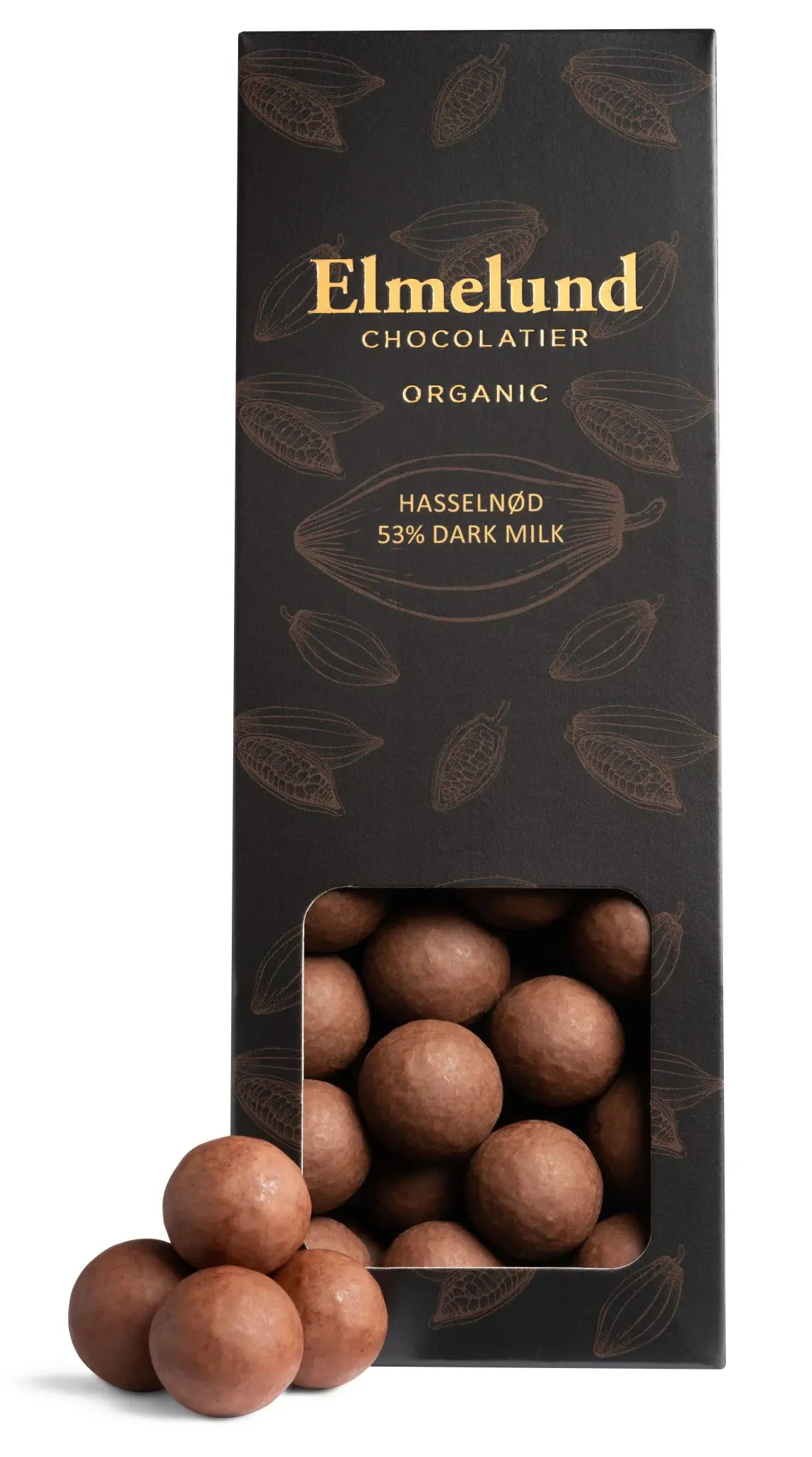Gaveæske - Stort hjerte & Chokolade fra Elmelund