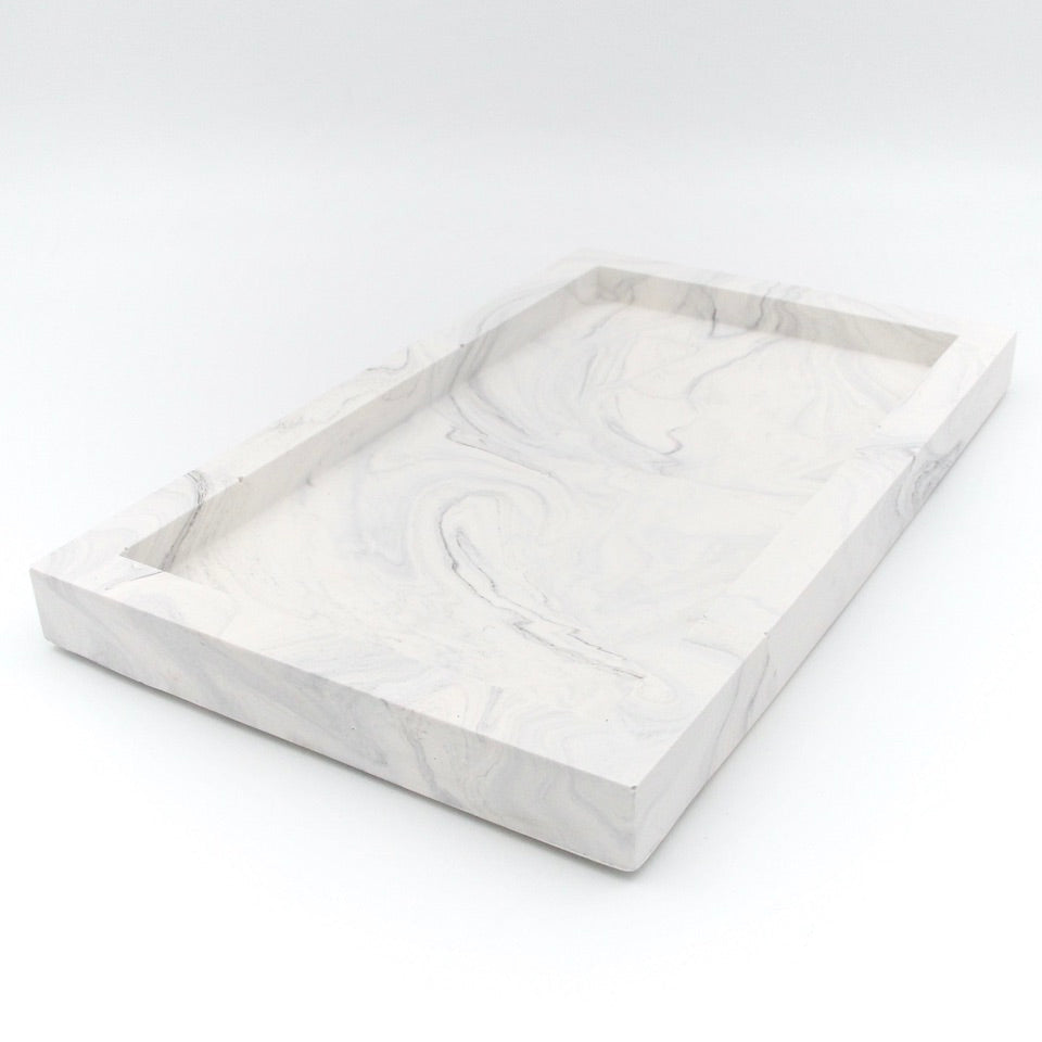 Decoration tray - Pink with gold