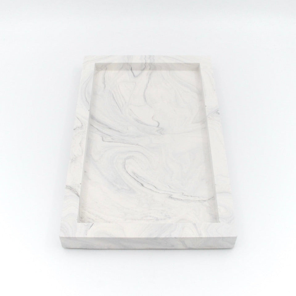 Decoration tray - Pink with gold
