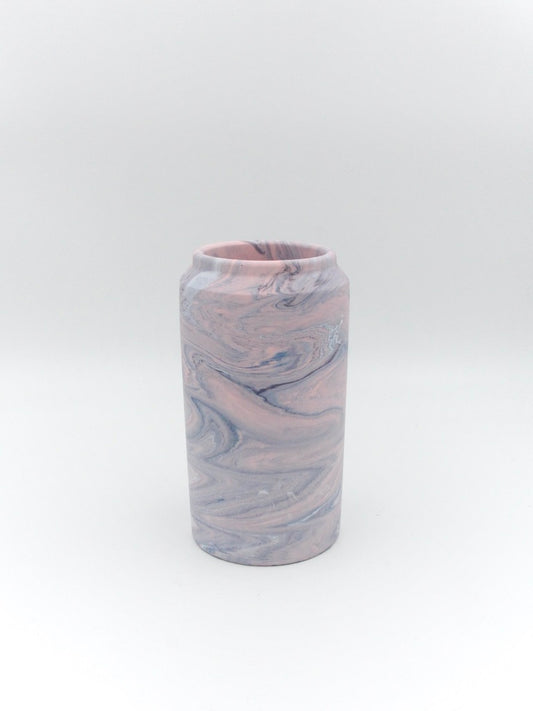 Høj vase - Swirl pastel