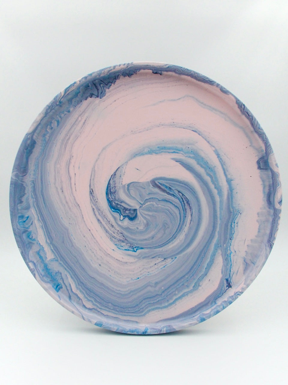 Stor rund bakke, 26 cm - Klassisk pastel terrazzo (7242693443778)